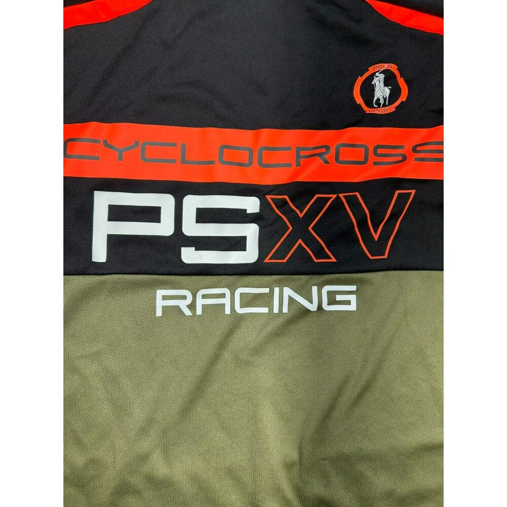 Polo Sport Cyclocross PS XV Racing Jersey M Black/Orange/Green Men's Activewear - Picture 4 of 8